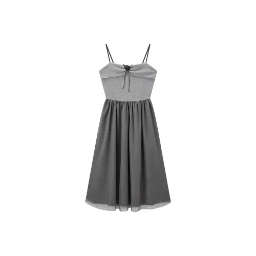 LEDIN Платье-комбинация Женское Оловянно-серый