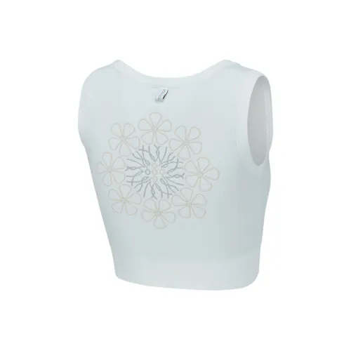 LINING Белый Женские Спортивные Майки Без Рукавов