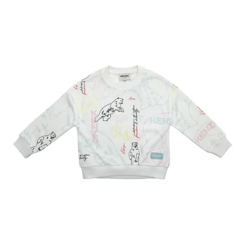 KENZO Белый Kids Свитшоты