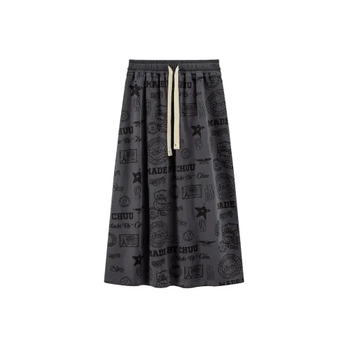 CHUU Женские Повседневные Длинные Юбки