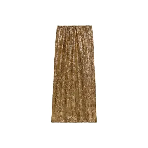 GUCCI Повседневный Длинный Юбка Женская Золотая