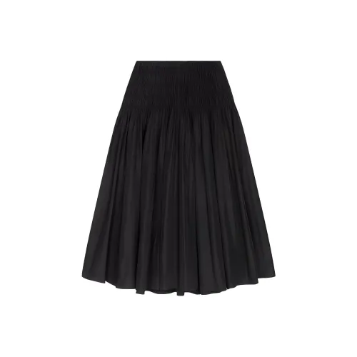 Maje Черные Женские Повседневные Длинные Юбки