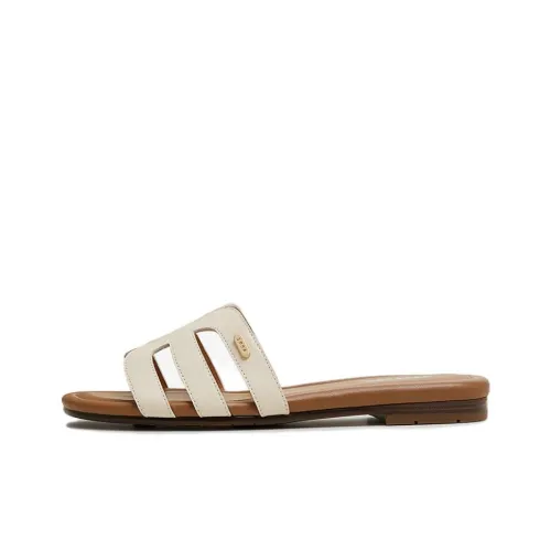 BATA Резина Подошва Беззвучный Противоскользящие Слипоны Женские