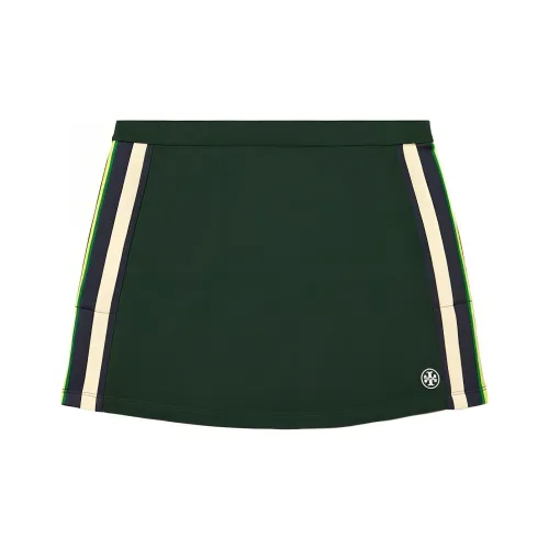 Tory Burch SS23 Повседневные короткие юбки Женские Сосновый зеленый