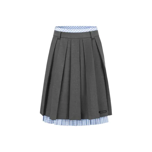 Alexia Sandra Повседневные короткие юбки Женские Серый Синий