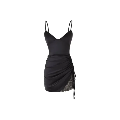 Tiger Mist BEXLEY Мини Платье Slip Платье Женское Черное