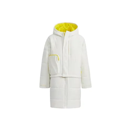 Adidas x LEGAO LIANMINGKUAN Хлопковый пуховик Белый Подростки