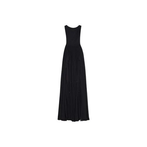 Lanvin Черные Женские Платья без рукавов