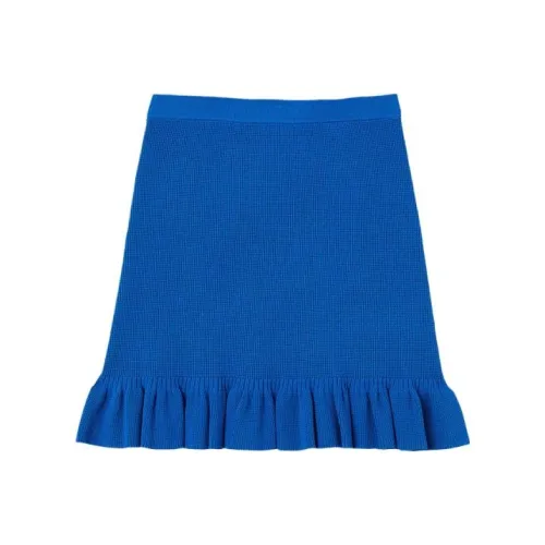Sandro Повседневные короткие юбки Женские Синие