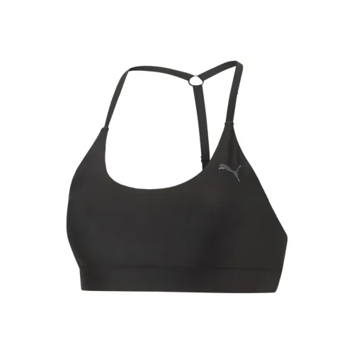 PUMA ESSENTIALS STUDIO ULTRABARE Страпный бюстгальтер Спортивное белье Женское Черный