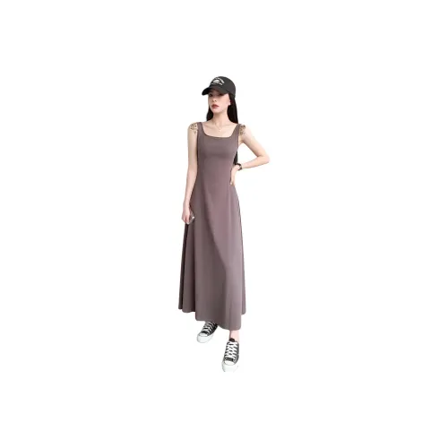 Ya Sheep People Slip Платье Женское Хаки