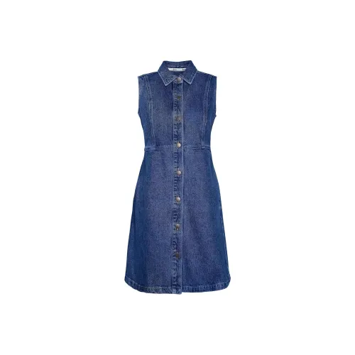 Barbour Blue Женские Платья без рукавов