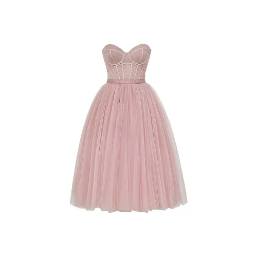 HOUSE OF CB Darling Без рукавов Платье Женское Розовый Розовый