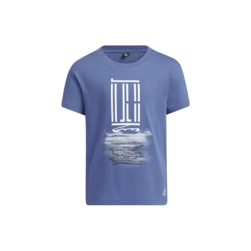 Adidas Blue Kids T-Shirts