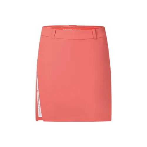 FILA GOLF серия SS24 Повседневные короткие юбки Женские Dibari Красный