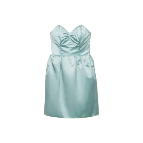 PRADA Без рукавов Платье Женское Мятно-зеленый