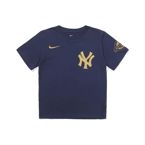 NIKE Темно-синие Kids T-рубашки