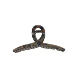 Леопардовый принт, однополосный, акула, нижняя заколка, 1 шт. (серый, черный)