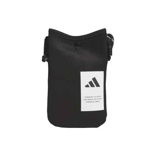 Adidas Полиэстер Одно плечо Через плечо Чехол для телефона Маленький Унисекс Черный