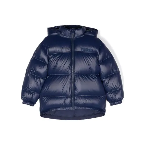VERSACE Темно-синие Kids Куртки