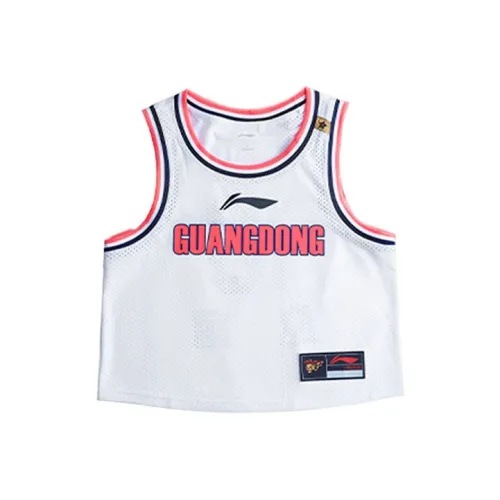 LINING Баскетбольная Джерси Женская Стандартная Белая