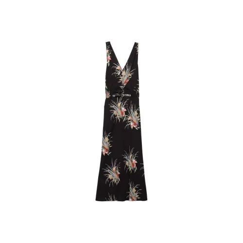 PRADA SS24 Sleeveless Dress Women's Black PRADA SS24 Без рукавов Платье Женское Черное