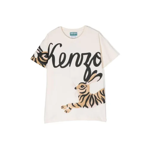 KENZO Бежевый Kids Т-рубашки