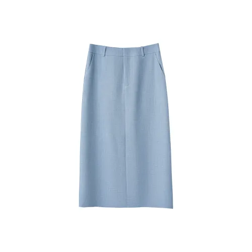 AMII Женские Повседневные Длинные Юбки