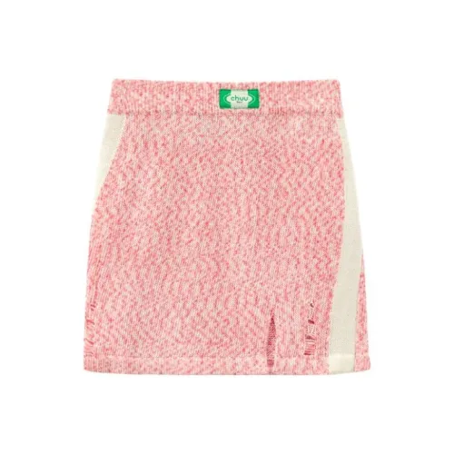 CHUU Розовая Женская Повседневная Короткая Юбка