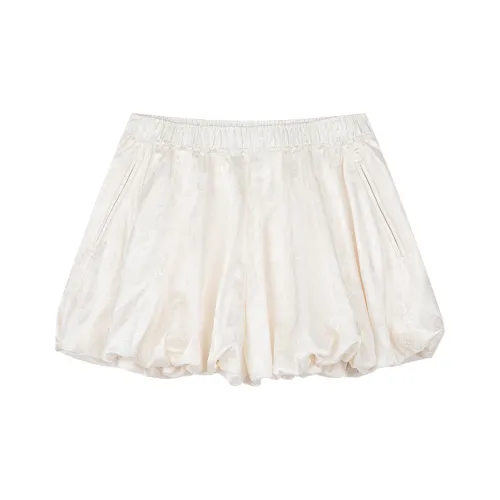 UOOYAA Повседневные шорты Женские Белые