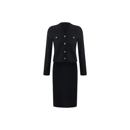 GOELIA 00B Черный Женские Комплекты с юбкой