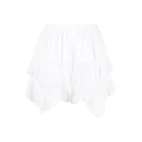 ISABEL MARANT Белая Женская Повседневная Короткая Юбка