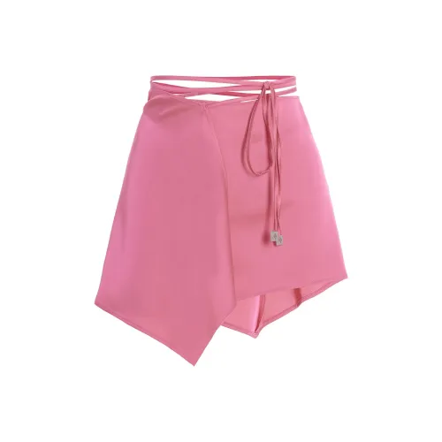 The Attico Розовая Женская Повседневная Короткая Юбка