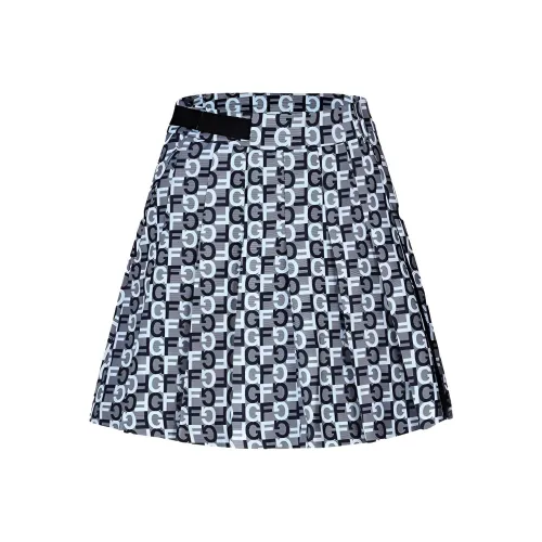 FILA GOLF серия Повседневная короткая юбка Женская с принтом по всей поверхности 2