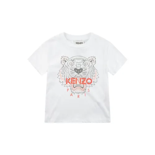 KENZO Белая Детская Рубашка