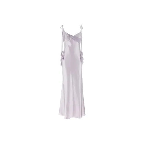 Self Portrait Slip Dress Women's Light Purple