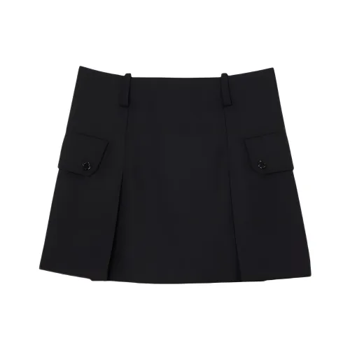Sandro Повседневные короткие юбки Женские Черный