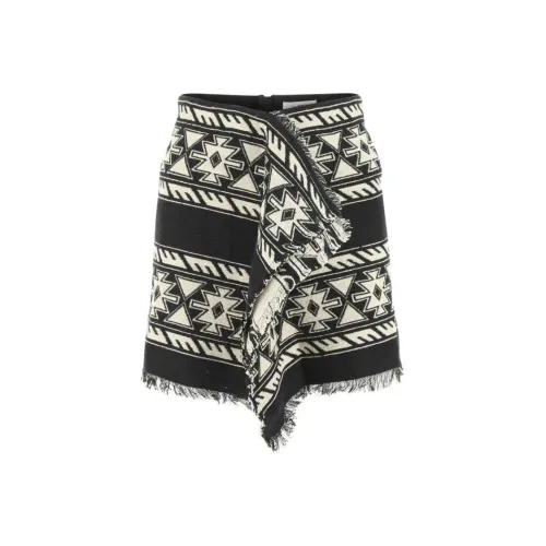 ISABEL MARANT ETOILE Черная Женская Повседневная Короткая Юбка