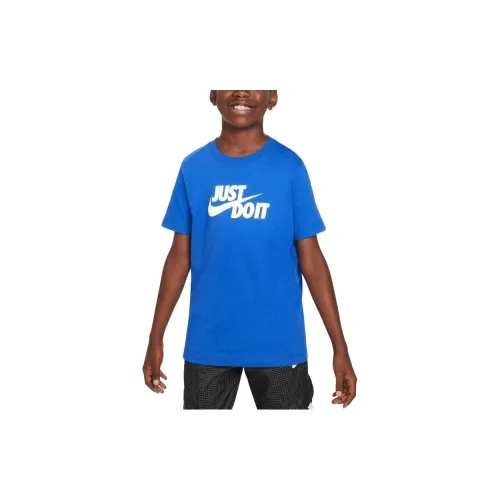 Nike T-рубашка Sportswear Королевский синий Для детей Синий Детский