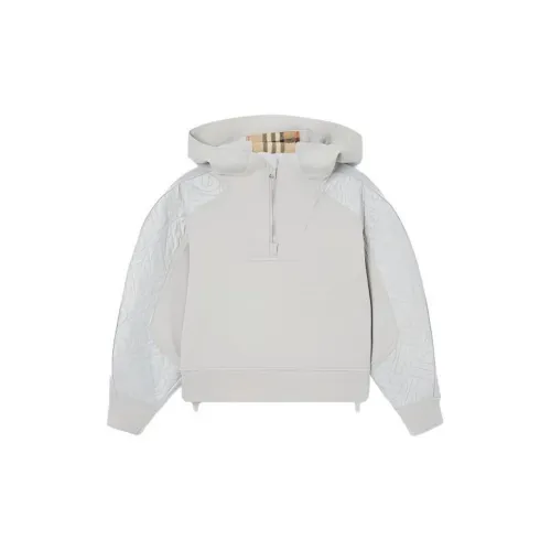 Burberry Светло-серый Kids Утеплённые куртки