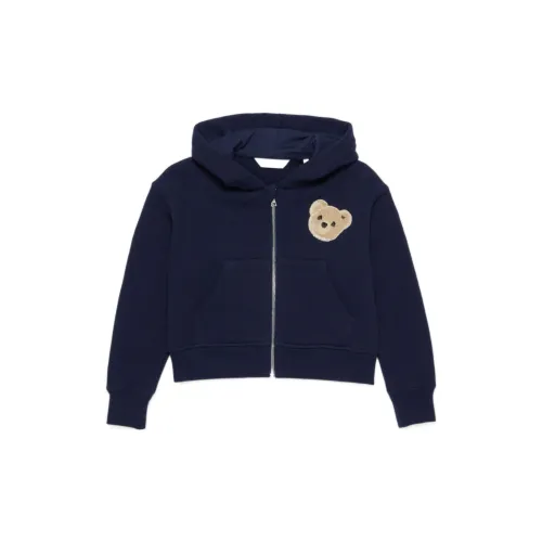 PALM ANGELS Морской синий Kids Свитшоты