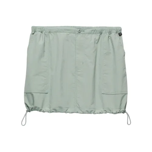 Vans Riley Nylon Mini Skirt Casual Short Skirts Women's Green Ванс Riley Нейлон Мини Юбка Повседневные Короткие Юбки Женские Зеленый