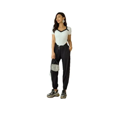 GIDI BOHO Кремово-белый/Звездный черный Женские Повседневные костюмы