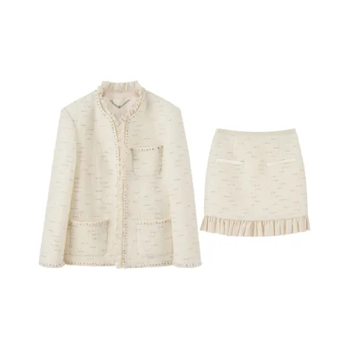 NancyCavally Комплект с юбкой Женская Бежевая