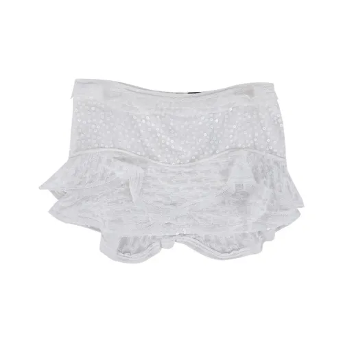 ISABEL MARANT Белая Женская Повседневная Короткая Юбка
