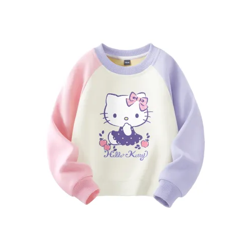 Hello Kitty Свитшот Tianping Пастельно-розовый Фиолетовый Детский