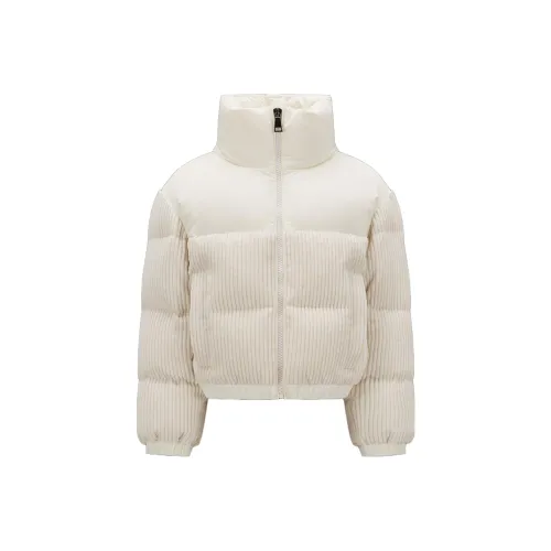 MONCLER Хлопковый пуховик Белый Детский