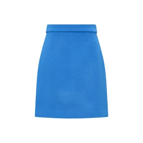 DVF Diane Von Furstenberg FW23 Повседневные короткие юбки Женские Ярко-синий