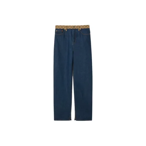 GUCCI SS25 Джинсы Женские Темно-синий