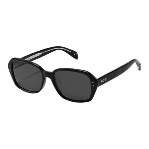 Fakeme Пластиковая оправа нерегулярная форма солнцезащитные очки унисекс черный